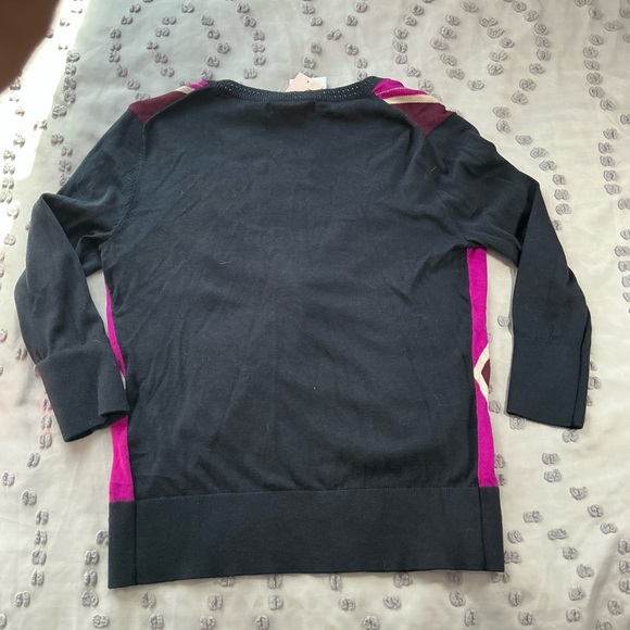 Banana Republic Women's Argyle Cardigan - Pink and Black - Picture 6 of 7